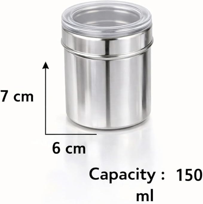 12 in 1 Stainless Steel Masala Box with Stand | Kitchen Masala Dabba | Steel Spice Box with 8 Containers & 4-Section Center | 22 cm Diameter