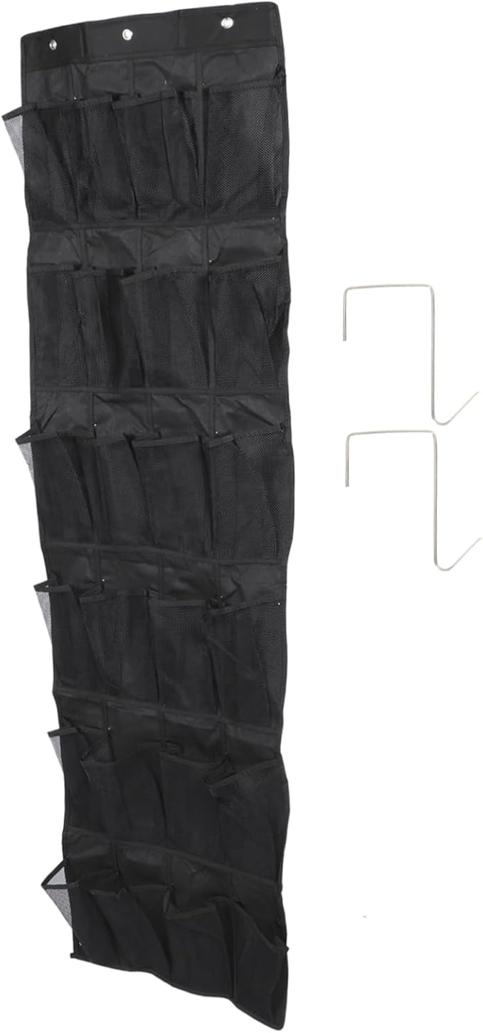 Garneck Door Hanging Shoe Organizer Bag Non-Woven Storage Pouch for Shoes Wall Mount Home Decor Accessory