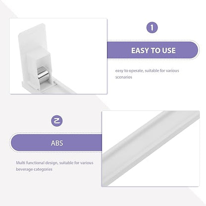 5pcs Drinks Dispenser Pusher for Fridge Automatic Can Organizer for Beverages User-Friendly Beverage Pusher for Retail Stores Supermarkets and Home Use
