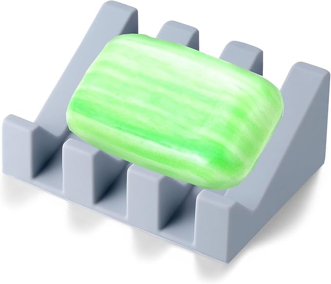 Soap Dish, Bar Soap Holder for Shower for Bathroom, Kitchen, Bathtub, Easy to Clean, Keep Soap Dry, Extend Soap Life