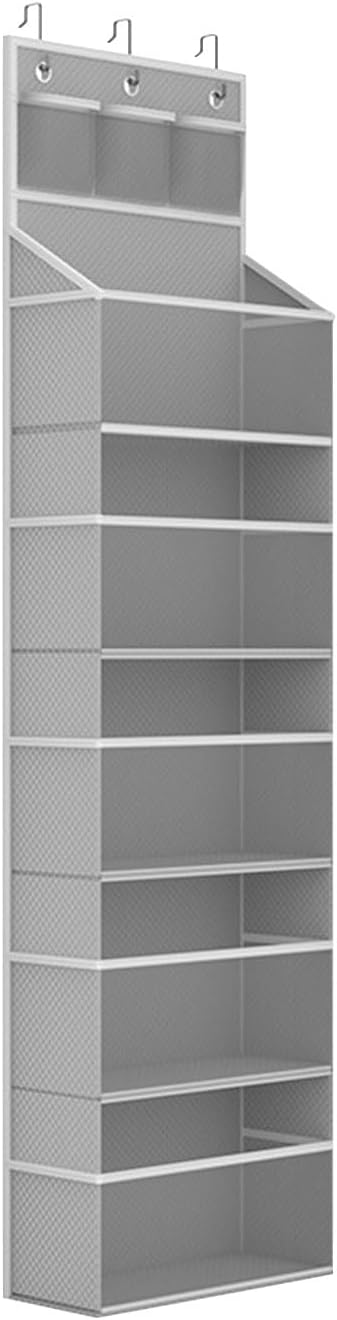 Extra Large Over the Door Shoe Rack and Storage Bag with Reinforced Hooks for Shoes Accessories Items Multiple Notebook