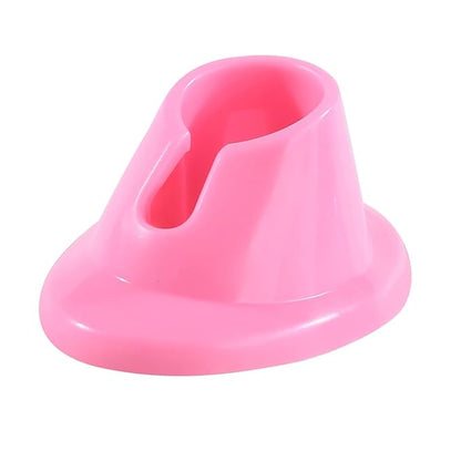 Pink Soft Rubber Nail Polish Bottle Holder Stand Anti-Spill Nail Art Organizer Display Manicure Tools for Nail Art Salon Durable Design Nail Polish