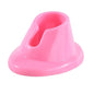 Pink Soft Rubber Nail Polish Bottle Holder Stand Anti-Spill Nail Art Organizer Display Manicure Tools for Nail Art Salon Durable Design Nail Polish
