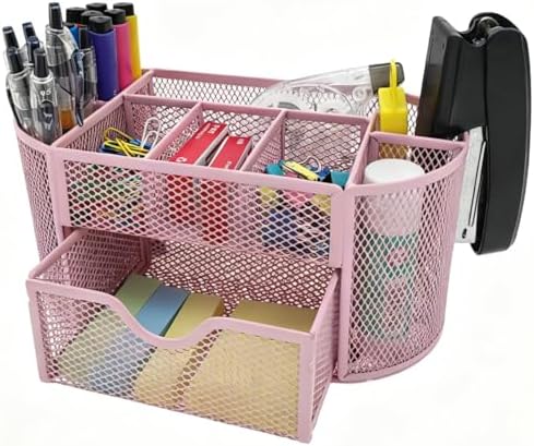 Mesh Pen Holder Desk Organizer by XINGXINRONG