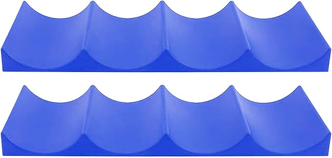 Ulalaza 2Pcs Bottle Stacking Mat Can Stacker Kitchen Cabinet and Fridge Storage Rack Wine Bottles Holder