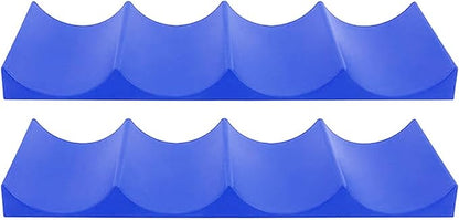 Ulalaza 2Pcs Bottle Stacking Mat Can Stacker Kitchen Cabinet and Fridge Storage Rack Wine Bottles Holder