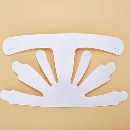 6 Pack Universal Baseball Cap Inserts - White, Plastic, Foldable, Keeps Shape, Home Storage, Display - Cartoon Pattern, Unisex Adult, Classic Style