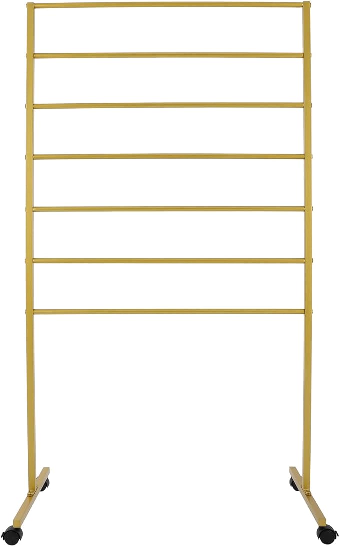 Scarf Organizer, Scarf Display Stand, 7 Tier Metal Scarf Holder Organizer, Floor-standing Scarf Rack for Commercial or Home, Hijab Stand RackTies Belt Pants Hanging Rack