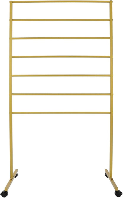 Scarf Organizer, Scarf Display Stand, 7 Tier Metal Scarf Holder Organizer, Floor-standing Scarf Rack for Commercial or Home, Hijab Stand RackTies Belt Pants Hanging Rack