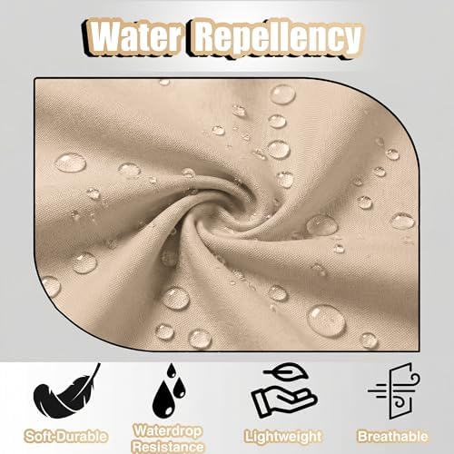TOSHE Kitchen Apron for Women & Men Waterdrop Resistant, Adjustable Button - Image 4