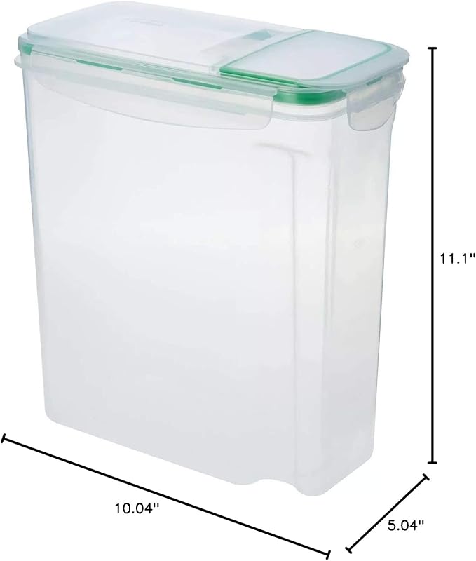 Good Cook Cereal Container - 24.4 Cups,Clear,1 Count (Pack of 1),769290