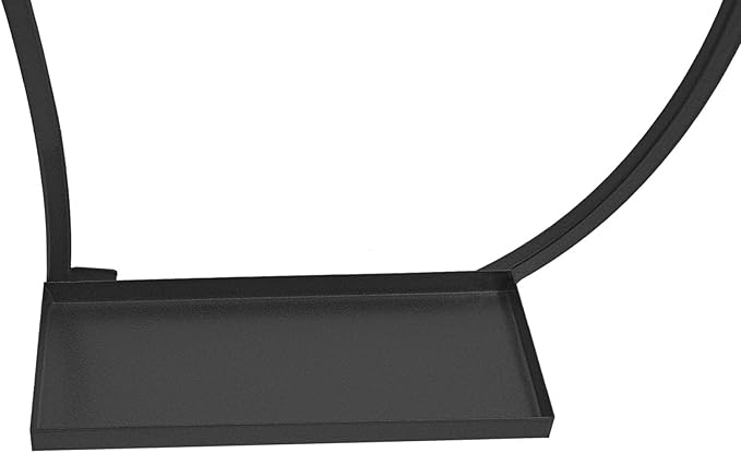 Butterfly Wall-Mounted Nail Polish Rack Set of 5-11LBs/Rack Capacity, Adjustable Cosmetic Display for Salon & Home Spa (Black)
