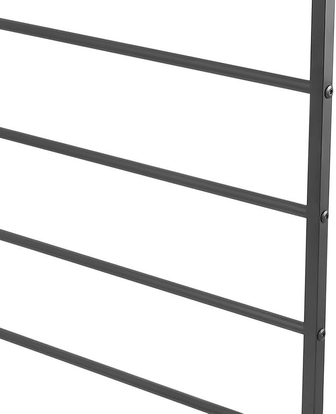 7 Tier Metal Display Rack with Wheels, Floor Standing Scarf Display Stand, Hijab Rack for Retail Stores, Towel, Belts, Ties, and Pants (Black, 7 Tier)