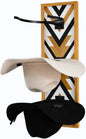 Ryker Ranch Cowboy Hat Rack for Wall | Western Hat Rack for Cowboy Hats | Wood and Metal Cowboy Hat Holder for Wall with Southwestern Style | Cowboy Hat Hanger for Western Decor