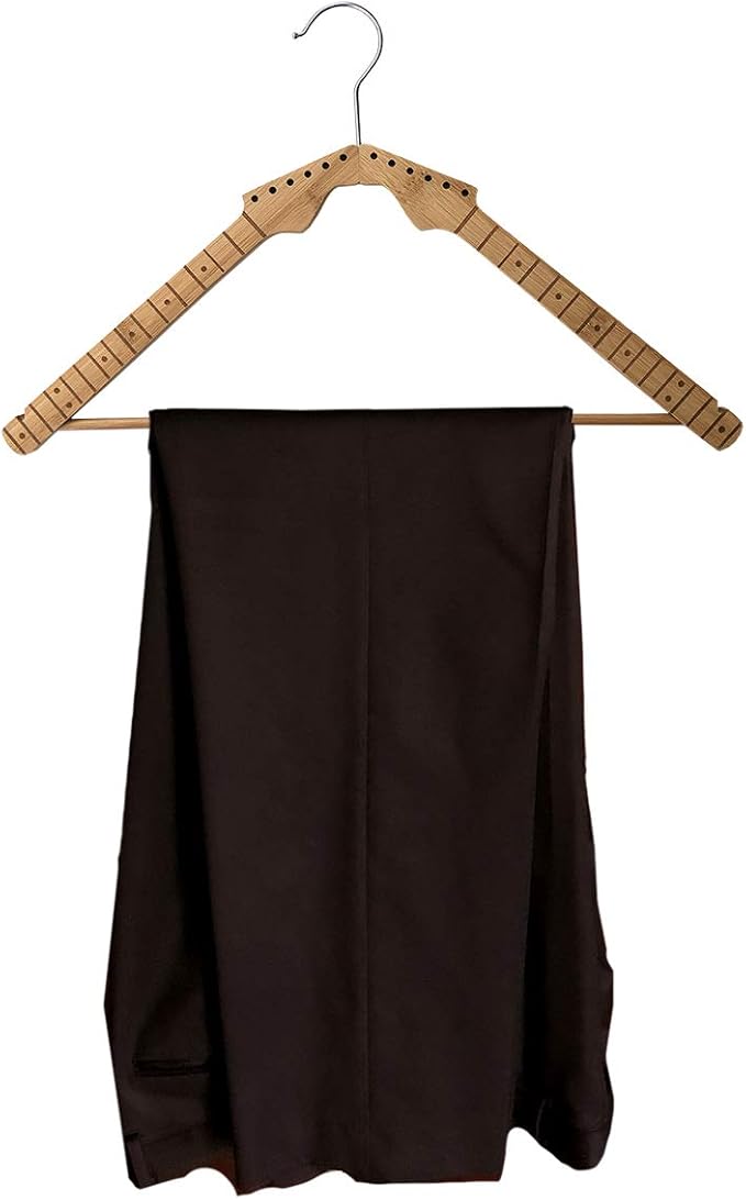 Guitar Neck Bamboo Clothes Hangers (Pack of 5) Gift for Guitarist or Musician
