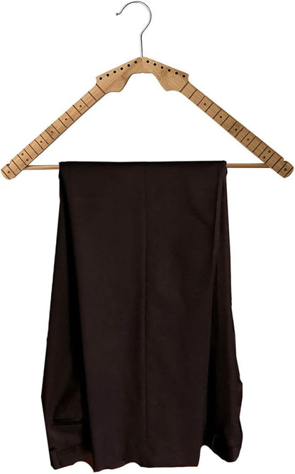 Guitar Neck Bamboo Clothes Hangers (Pack of 5) Gift for Guitarist or Musician