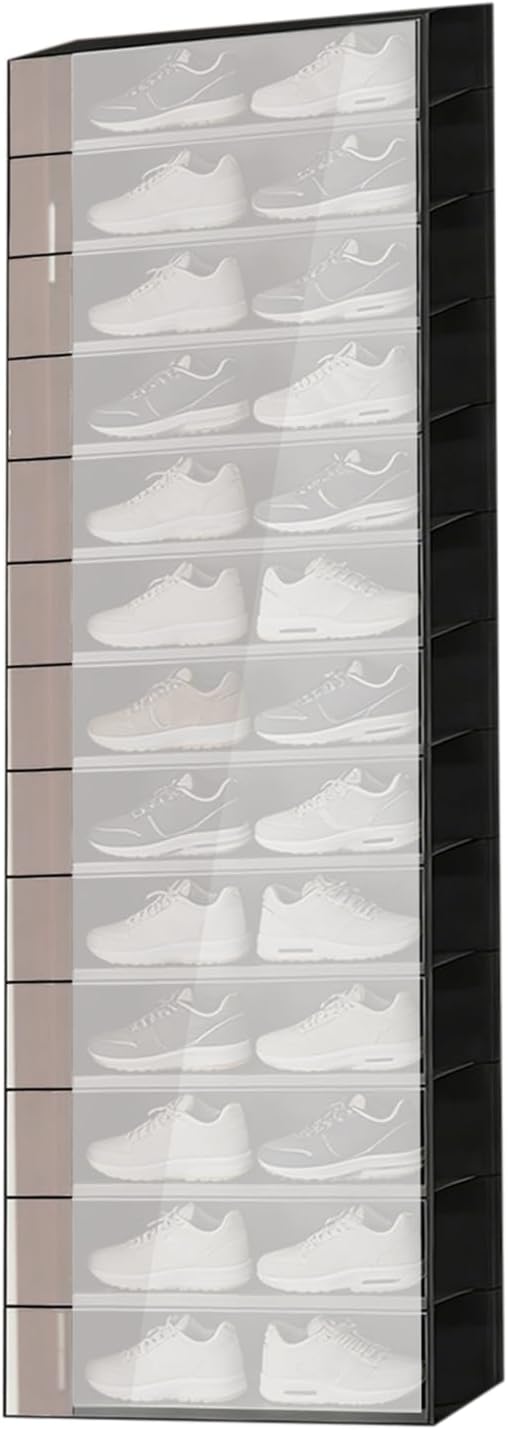 Door Shoe Organizer | 26 Pockets Hangable Holder | Hangable Foldable Shoe Organizer Door Hanger - for Boot High Heel Storage Entryway Closet Bedroom