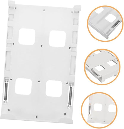 ARTIBETTER 2pcs Double Row Drink Organizer for Fridge Space Saving Hanging Can Dispenser for Diameter Cans Hips Material Easy Access Beverage Holder
