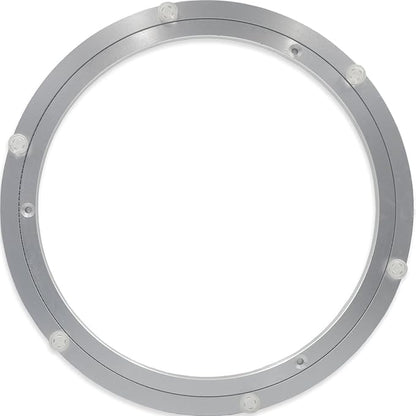 Aluminum Lazy Susan Hardware Metal Rotating Turntable Bearings Swivel Plate Hardware for Dining-Table and Workbench (14 Inchs) …