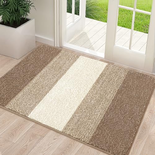 Kitinjoy Indoor Outdoor Door Mat, 48x30 Non-Slip Dirt Trapper Doormats - Image 5