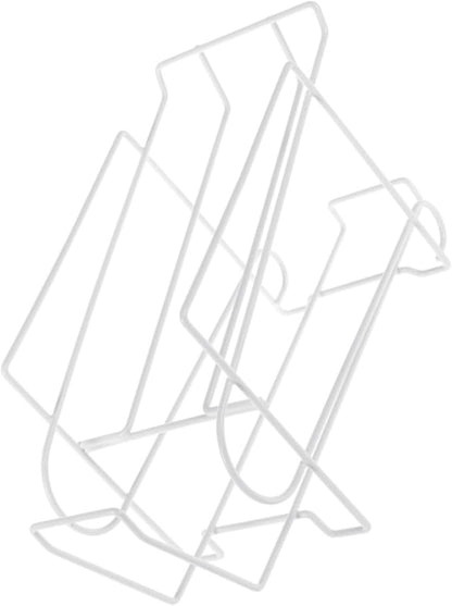 1pc Automatic Coverage Rack White Can Storage Rack for Fridge Kitchen Bar Design Resistant for Spaces