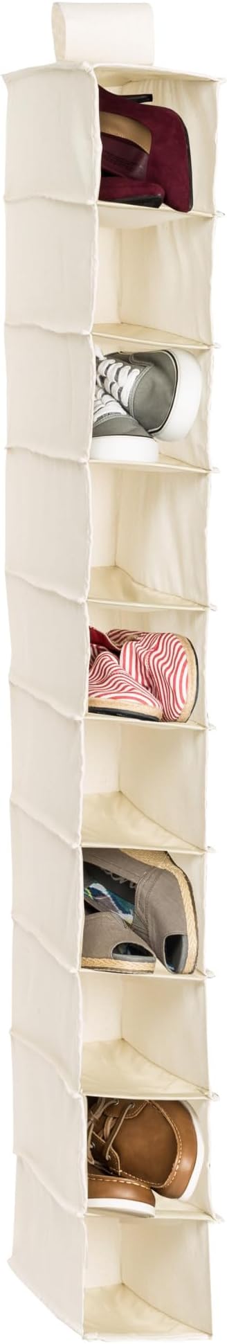 Honey Can Do 10 Shelf Shoe Org, Natural SFT-01254 Natural