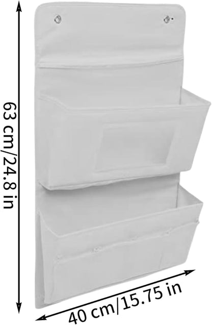 Wall Pocket - 15.75 x 24.8 Inch Step , Door Hanging Bag, Cupboard Hangable Storage Bag for Kitchen, Cupboard, Bathroom, Bedroom, Laundry College Door