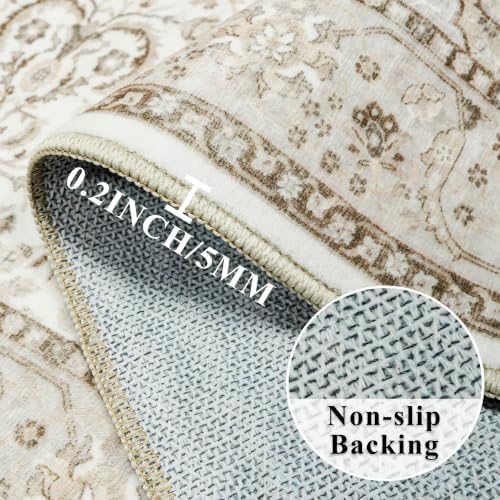 HY HAOYUNLAI 2x4 Washable Entryway Area Rug Soft Non-Slip Slim Kitchen Mat - Image 3