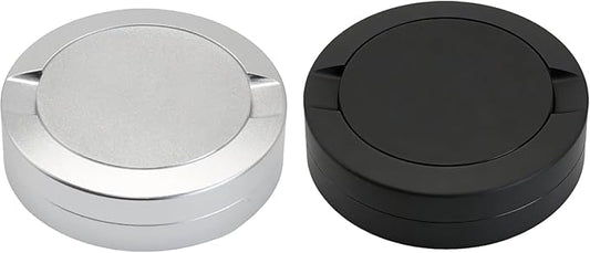 Portable Metal Can ZYN Box, Leak-Proof Design (Black and Silver)