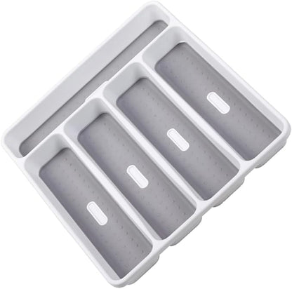 Mikinona 1pc Cutlery Storage Organizer Multi-divided Fork Spoon Tray for Kitchen Drawer Storage to Organize Utensils and Items