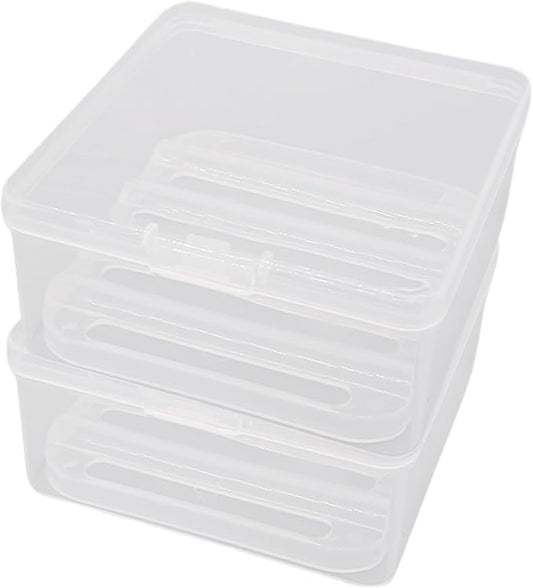 Travel Soap Dish, Soap Box Case with Bar Soap Saver Pad Portable Soap Rest for Bathroom Shower Home Outdoor Gym Fitness Vonpri (Transparent 2Pack)