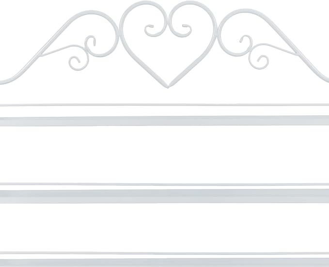 5-Tier Wall-Mounted Nail Polish Storage Racks Set of 3, Metal Cosmetic Display Case with Lipstick Perfume Shelf, Essential Oil Organizer for Home Spa Nail Salon Shop(White)