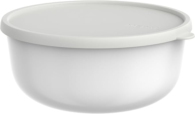 Mepal - Lumina Microwave - Food Storage Containers with Lids for Fridge, Freezer, Steamer & Microwave - Microwave Bowls with Lid - Storage Box - 3000 ml - White