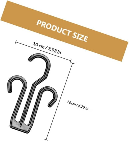 IMIKEYA 24pcs Plastic Shoe Drying Hooks Multi Functional Lightweight Shoes Holder Organizer for Balcony Use Space Saving Sandals and Sneakers Hanging Rack