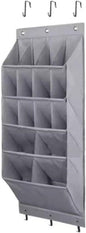 The Door Shoe Organiser Door Rack with Multi Pockets for Multi Pairs of Shoes Hanging Cabinet Hanging Organiser Rack
