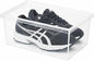 Superio Shoe Box Modern Storage Container - 6.5 Quart/6 Liter, Stackable Plastic Shoe Box Organizer (13.5"L x 8.35"W x 5.2"H)
