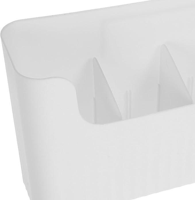 Wall Mounted Kitchen Cabinet Door Organizer Bin Large Plastic Storage Organizer Bin for Pantry Fridge Side Snack Storage Shelf