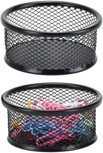 Black Minimalist Metal Paper Clip Holder, 1 Pc by Unknown