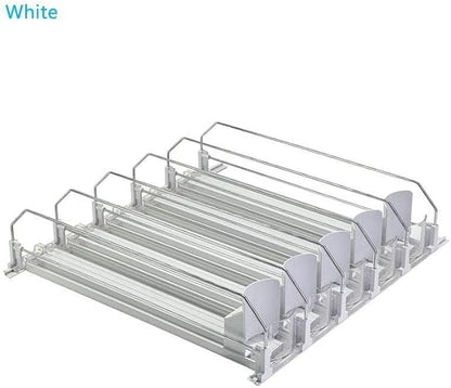 Can Dispenser, 1 Set/3 Counts Can Dispenser with Positioning Buckle, Soda Can Organizer, Drink Organizer for Fridge, Freezer Safe Kitchen Gadgets,Kitchen Storage Rack (1 Set-31cm/12.2in*42cm/16.5in)