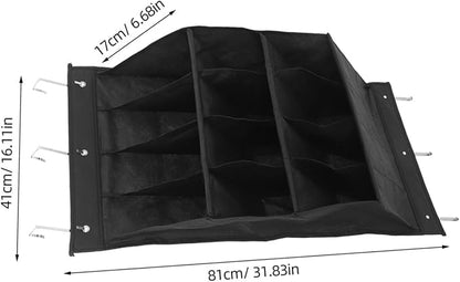IMIKEYA Hanging Shoe Organizer with Space Saving Wall Rack for Sneakers and Accessories Easy Installation Over Door Storage for Closets and