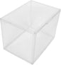 Alipis Acrylic Oversized Shoe Box 45x33x33cm, Stackable Plastic Sneaker Storage Organizer with Side-opening Door, Boot and Sneaker Storage Container for Entryway and Closet