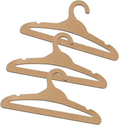 20 PCS Cardboard Hangers, Environmentally Friendly Recycled Paper Clothes Hangers for Adults (15.7x7.5in)
