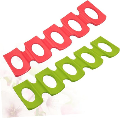 2pcs Beer Mat Can Holder for Refrigerator Silicone Drink Stacking Mat Beverage Storage Rack Fridge Wine Holder