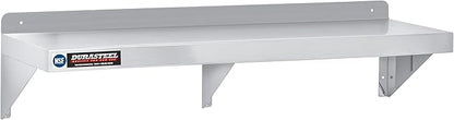 DuraSteel Stainless Steel Wall Mount Shelf 60" Wide x 14" Deep Commercial Grade - NSF Certified - Good for Restaurant, Bar, Home, Kitchen, Laundry, Garage and Utility Room