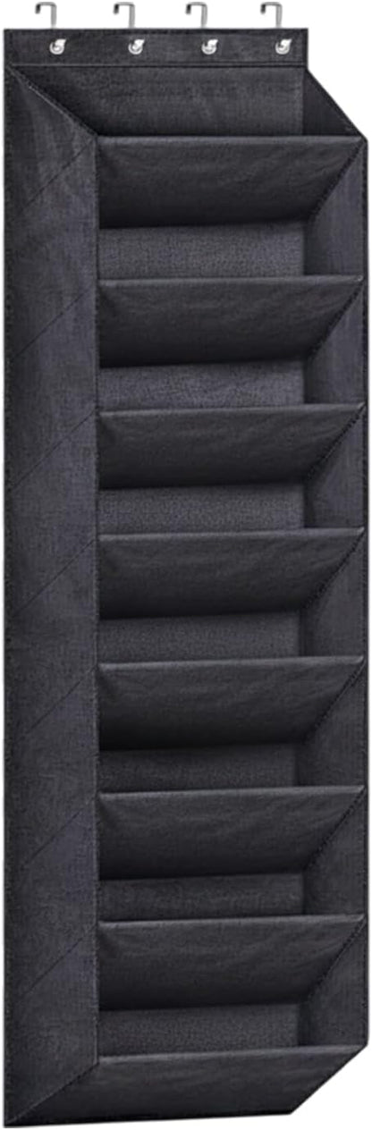 Hanging Shoe Storage Rack - 8 Tiers Organizer Holder, Large Deep Pocket Design, Durable Door Wall Shoe Keeper | Bedroom Closet Dorm for RV Boot Sock Headphone Organization Use