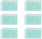 Cabilock 6pcs Green Stackable Transparent Shoe Storage Boxes Thicken Plastic Shoe Containers for Closet Organization Easy