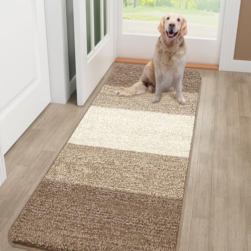 Kitinjoy Indoor Outdoor Door Mat, 48x30 Non-Slip Dirt Trapper Doormats by Kitinjoy