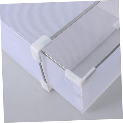 5pcs Type Shoe Storage Organizer for Women Half Design Easy Access and Identification for Shoes and Accessories Storage White