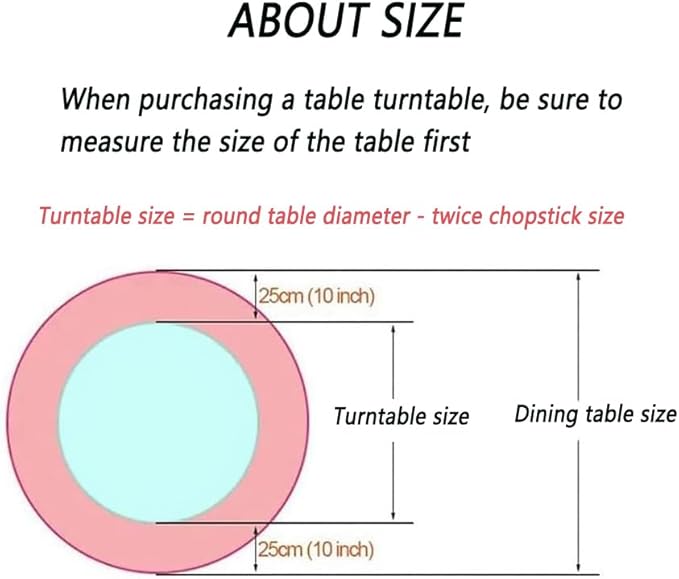 Large Wooden Lazy Susan 35.4" Rotating Table Top Dining Turntable, Round Serving Plate Decor Silent Smooth SpinBy Hand Easy to Clean