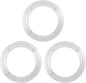 3 Pack 8 Inch Aluminium Alloy Turntable Bearing, Heavy Duty Swivel Turntable Lazy Susan for Round Dining Table, 8" Smooth Swivel Turntables for Lazy Susan Dining Table?Silver